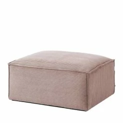 wohnen shop -wohnen shop breitcord hocker in rosa 90x41x70 skandi chic mailiona f