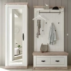 Dielenmöbel Kombi Im Country Look - Nedita (dreiteilig)