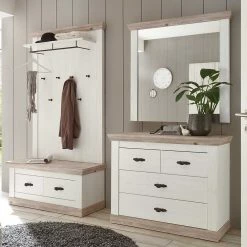 wohnen shop -wohnen shop einrichtung diele moebel kombi in weiss holz nachbildung nedita 02