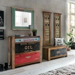 Flur Designmöbel Aus Recyclingholz - Creek (fünfteilig)