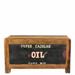 Flureinrichtung Aus Recyclingholz - Creek (vierteilig) -wohnen shop flureinrichtung aus recyclingholz mit schriftzuegen vintage style creek 02