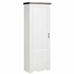 Flurmöbel Im Landhaus Look Set - Ayrinu (fünfteilig) -wohnen shop flurmoebel im landhaus look set in weiss grau kiefer massiv ayrinu 02