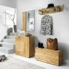 Garderobe & Truhe & Kommode & Spiegel - Avidora (vierteilig) 1 Garderobe & Truhe & Kommode & Spiegel - Avidora (vierteilig) -wohnen shop garderobe truhe kommode spiegel aus eiche massiv avidora 01