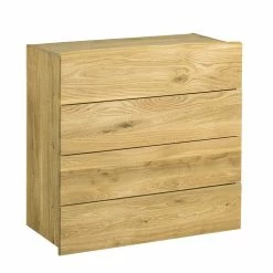 Holz Garderoben Set Aus Eiche - Avidora (vierteilig) -wohnen shop holz garderoben set aus eiche geoelt im landhaus stil avidora 03