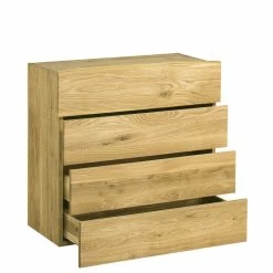 Holz Garderoben Set Aus Eiche - Avidora (vierteilig) -wohnen shop holz garderoben set aus eiche geoelt im landhaus stil avidora 04