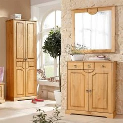 Landhaus Dieleneinrichtung Möbel Set - Edranov (dreiteilig)