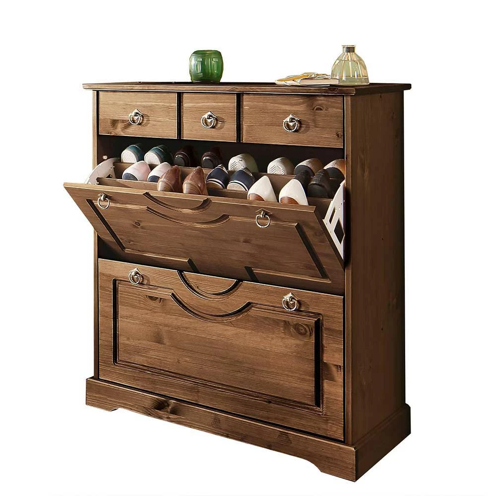 Landhaus Flureinrichtung In Dunkelbraun - Yemisa (vierteilig) 4 Landhaus Flureinrichtung In Dunkelbraun - Yemisa (vierteilig) – Bild 2