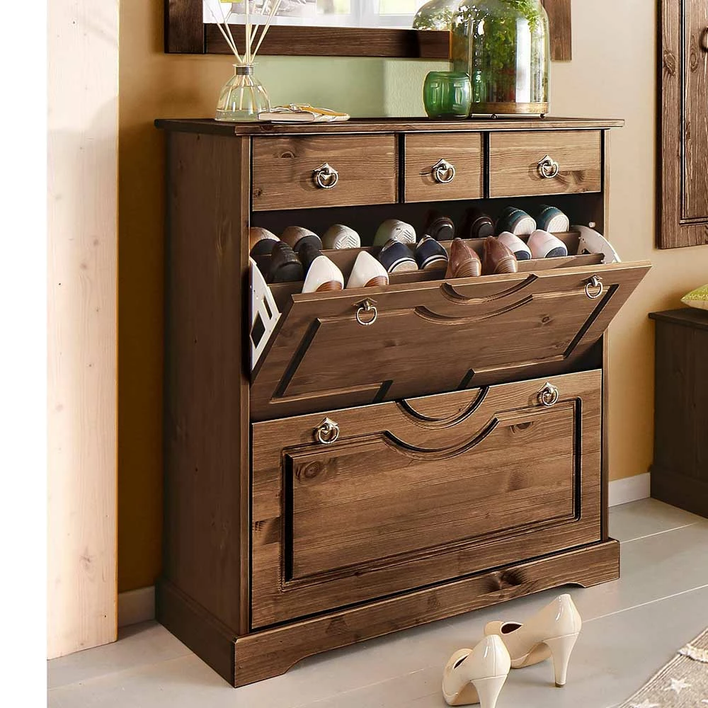 Landhaus Flureinrichtung In Dunkelbraun - Yemisa (vierteilig) 5 Landhaus Flureinrichtung In Dunkelbraun - Yemisa (vierteilig) – Bild 3