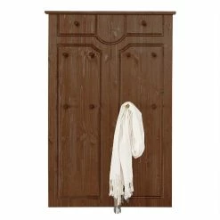 Landhaus Flureinrichtung In Dunkelbraun - Yemisa (vierteilig) 12 Landhaus Flureinrichtung In Dunkelbraun - Yemisa (vierteilig) -wohnen shop landhaus flureinrichtung in dunkelbraun aus kiefer massivholz yemisa 05