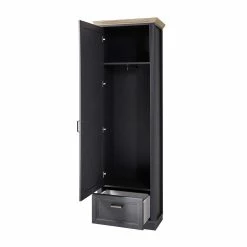 Landhaus Garderoben Kombi Set - Thumbs (dreiteilig) -wohnen shop landhaus garderoben kombi set in grau eichefarben thumbs 05