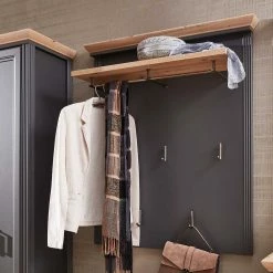 Landhaus Garderoben Kombi Set - Thumbs (dreiteilig) -wohnen shop landhaus garderoben kombi set in grau eichefarben thumbs 06