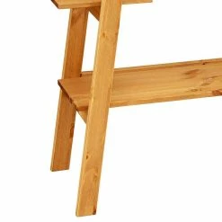 Massivholz Garderobe Stehend Mit Ablagen - Bienno -wohnen shop massivholz garderobe stehend mit ablagen und kleiderstange 118x168x40 bienno 03