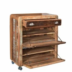 Set Dielen Möbel Im Shabby Chic - Clarendon (sechsteilig) -wohnen shop set dielen moebel im shabby chic aus recyclingholz clarendon 05