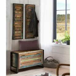 Shabby Garderoben Paneele & Bank - Vosbadus (dreiteilig)