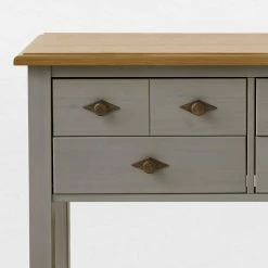 Spiegel Mit Kommode Cempino In Grau (zweiteilig) -wohnen shop spiegel mit kommode grau kiefer teilmassiv cempino 03