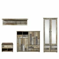 Tolle Flurmöbel Im Shabby Chic - Curacon (vierteilig)